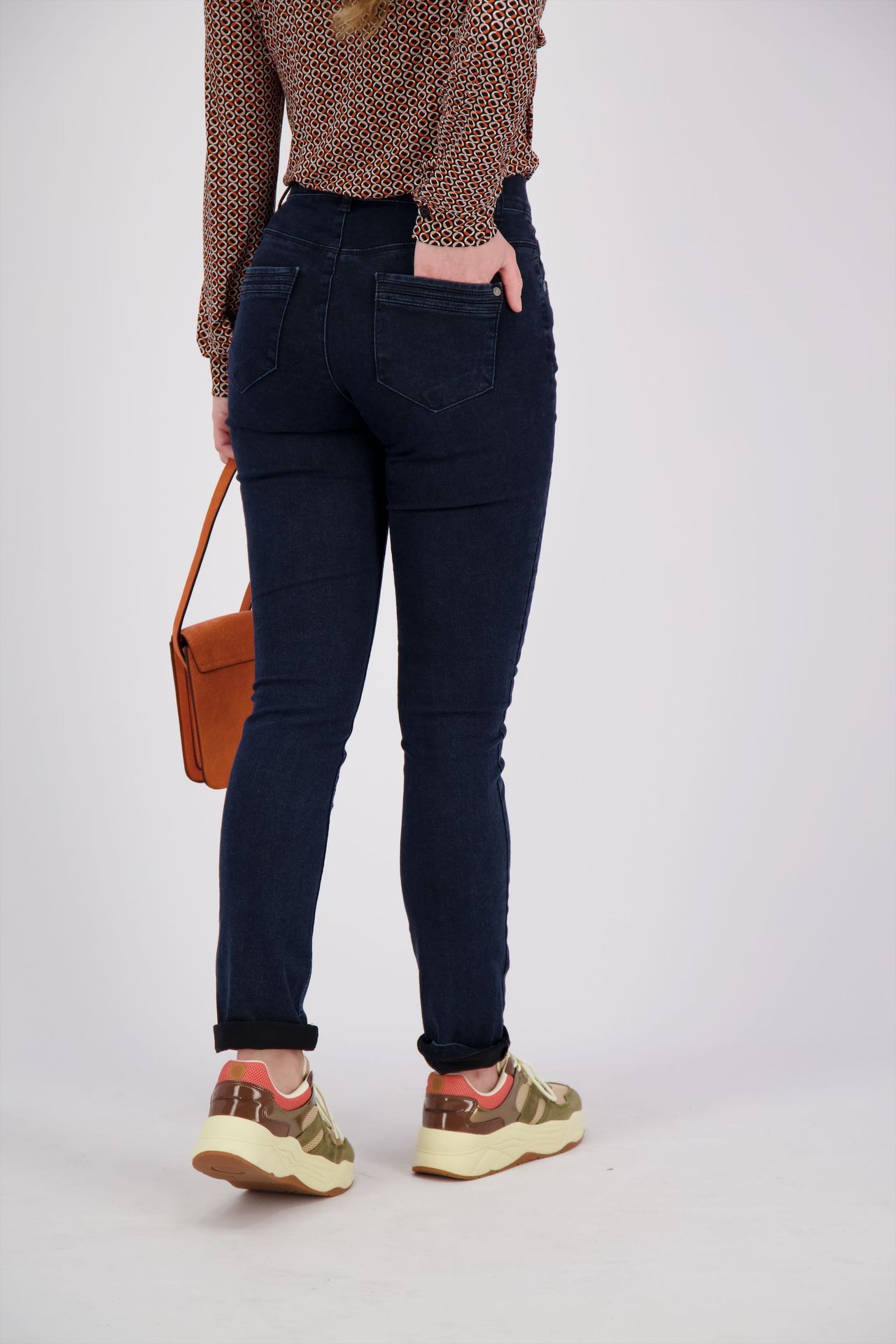 Broek Superstretch lang Blauw