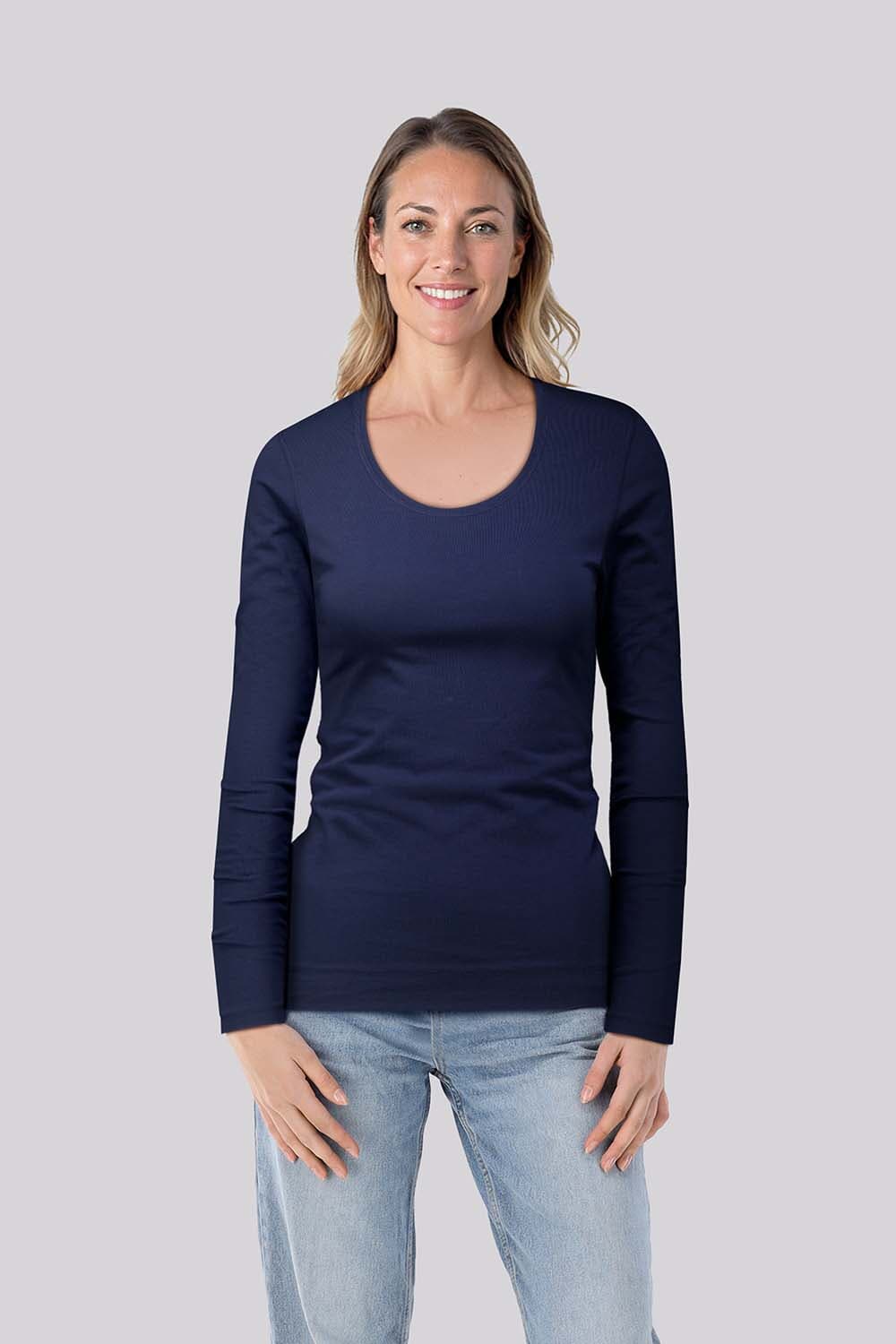 Enjoy Basis Lange Mouw Indigo