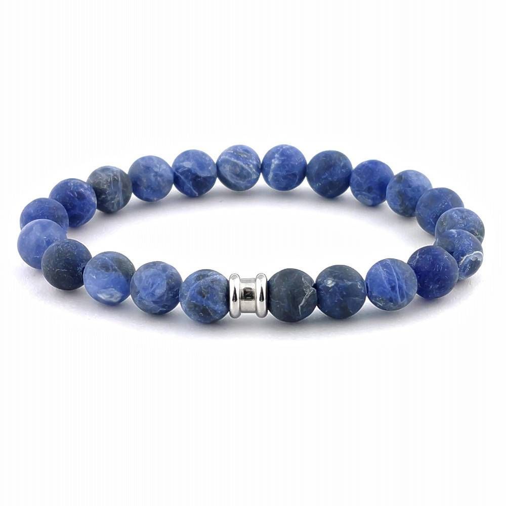 Stones Bracelet Basic Blauw