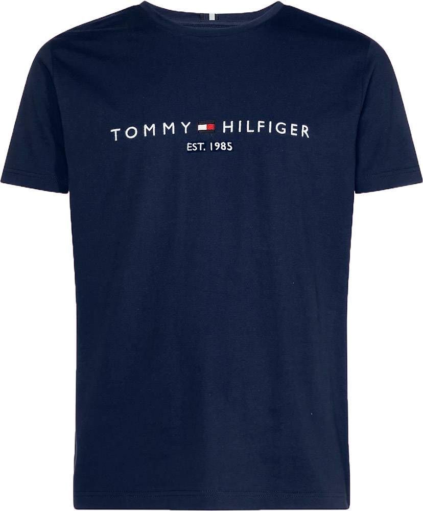 Goodwill Schaken Sluit een verzekering af Tommy Hilfiger tommy logo tee Blauw T-shirts | Gratis bezorging - Bomont.nl