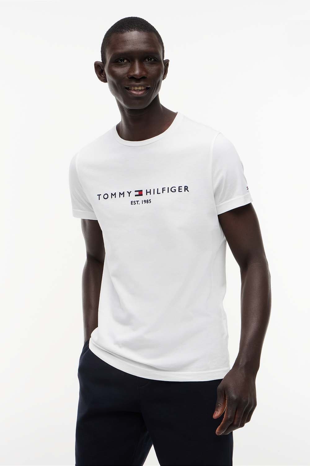 Tommy Hilfiger T-shirt Tommy Logo Wit