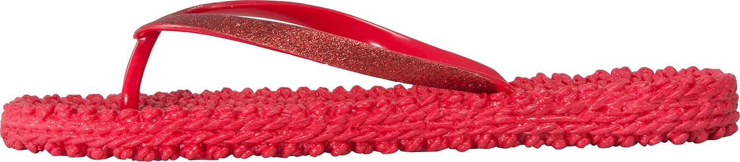 Flipflops With Glitter Rood