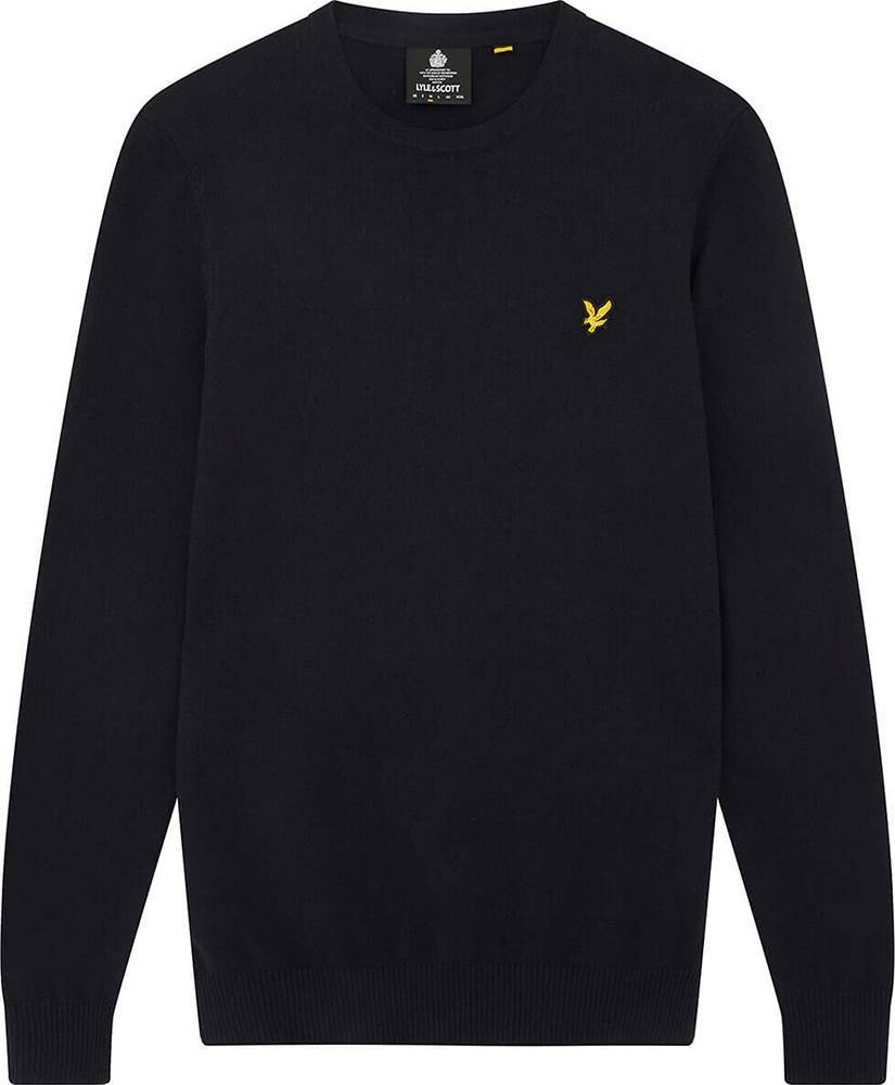 Crew Neck Cotton Merino Jumper Navy