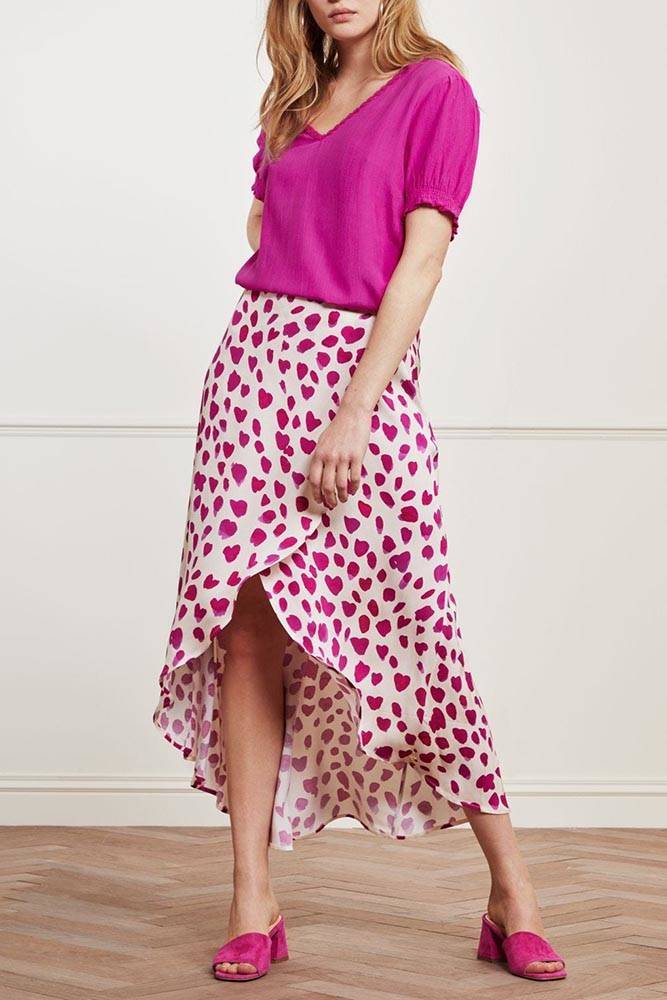 Fuchsia discount roze rok