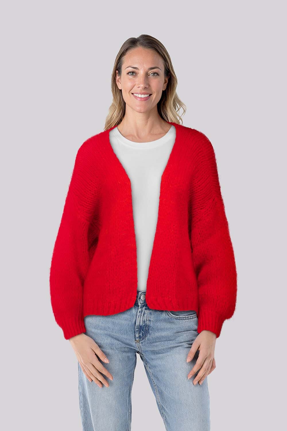Bomont Mohair Vest NJ Rood