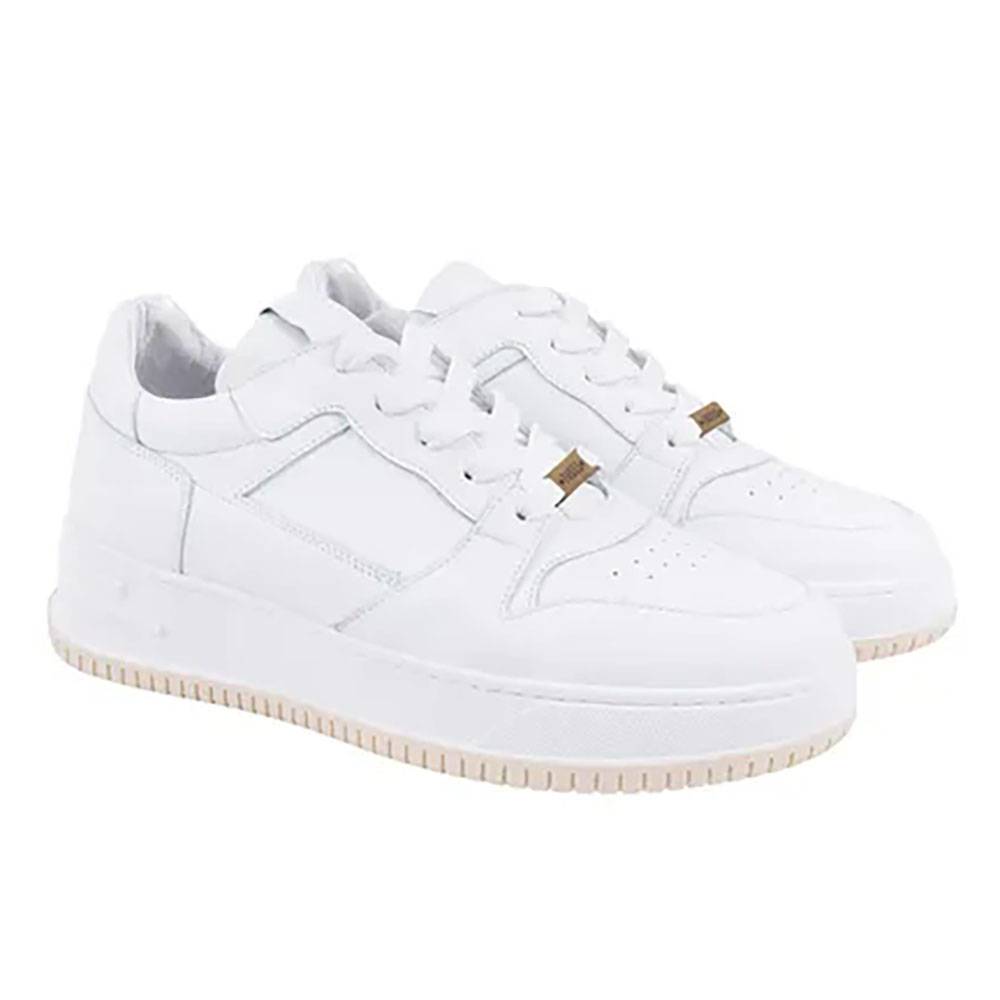 Zusss Leren sneaker Wit Sneakers | Gratis bezorging - Bomont.nl