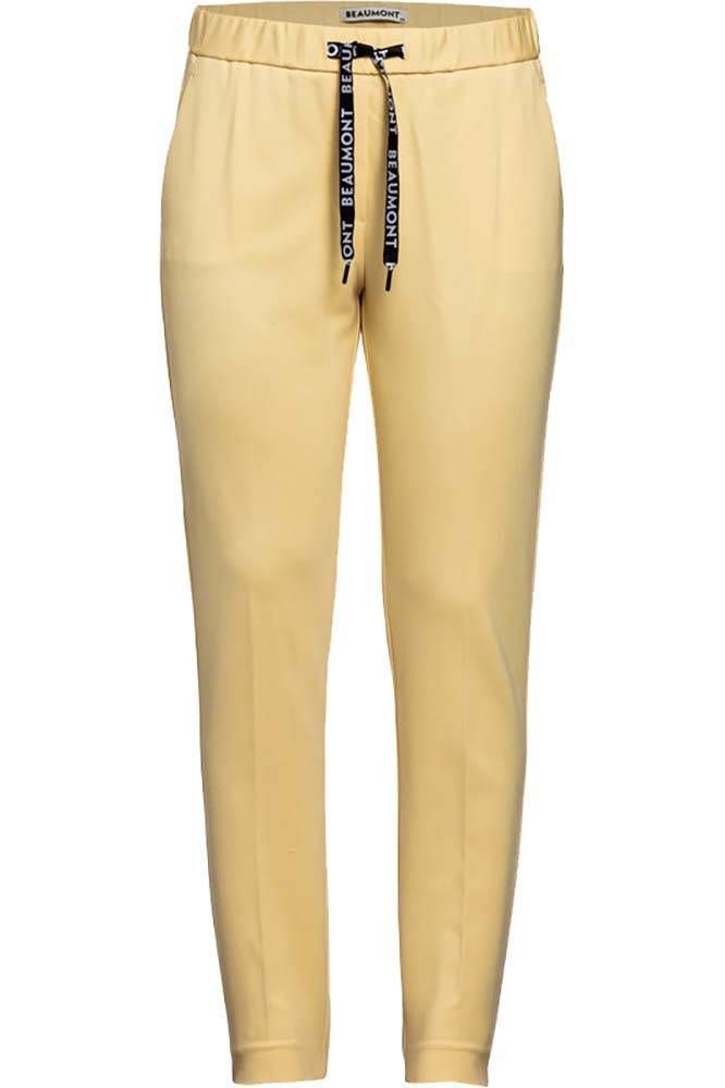 Double jersey pant Geel
