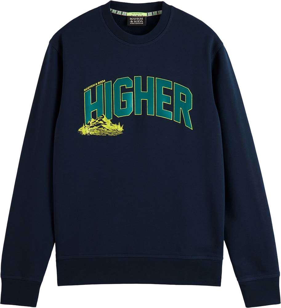 Scotch and soda online blauw sweatshirt