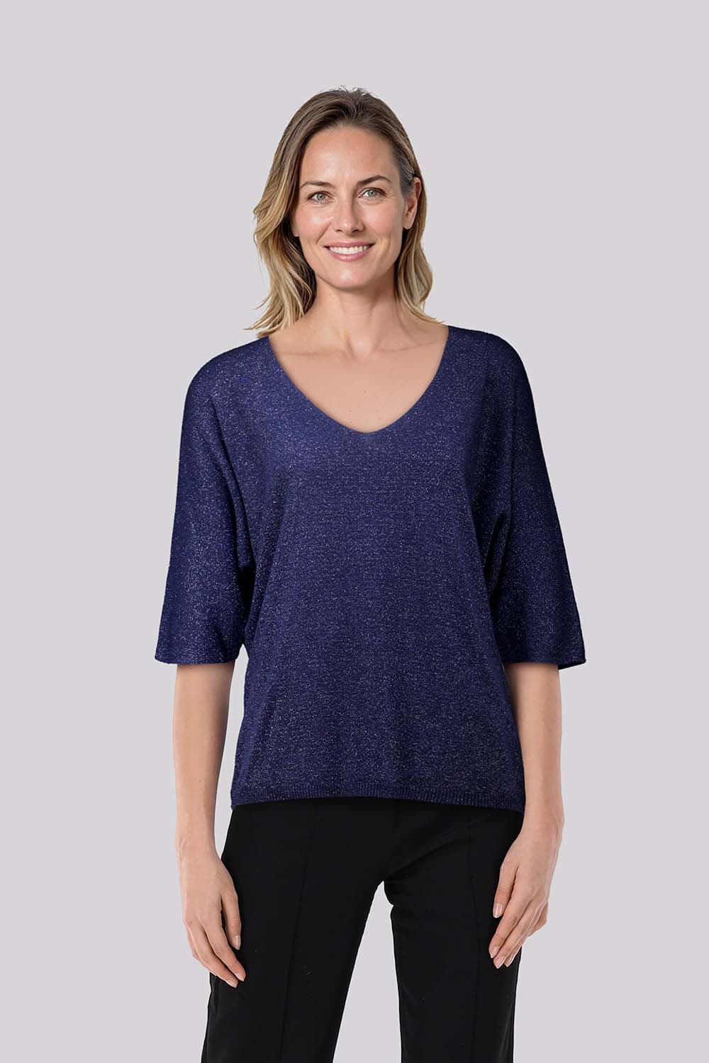 Bomont Glittertop Ros Blauw