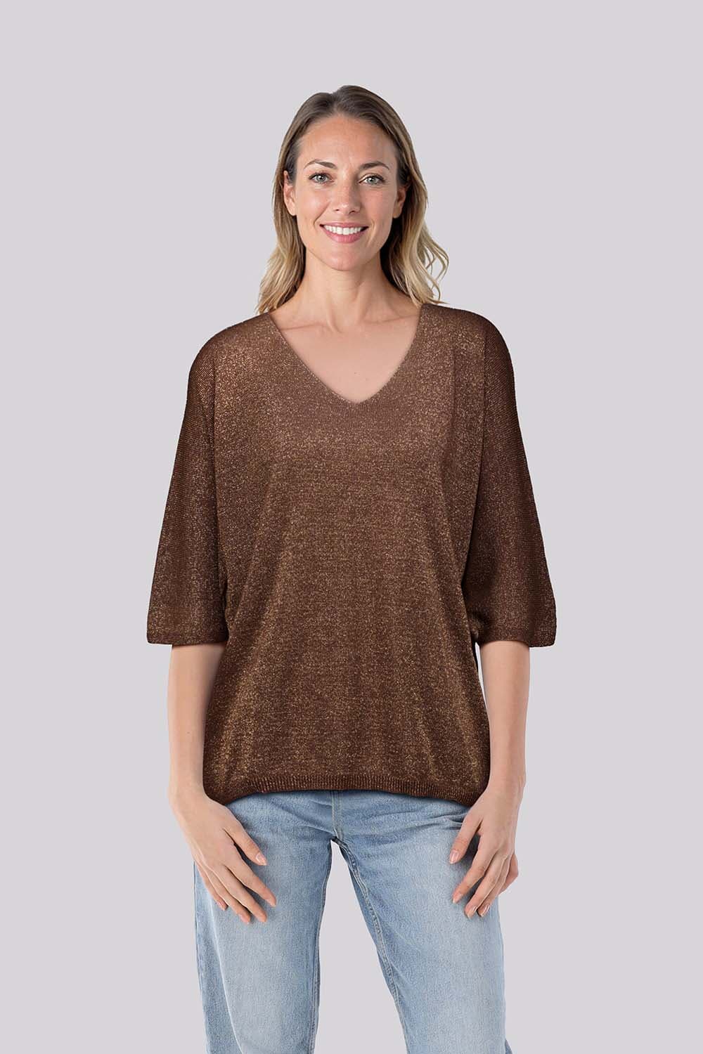 Bomont Glittertop Ros Goud