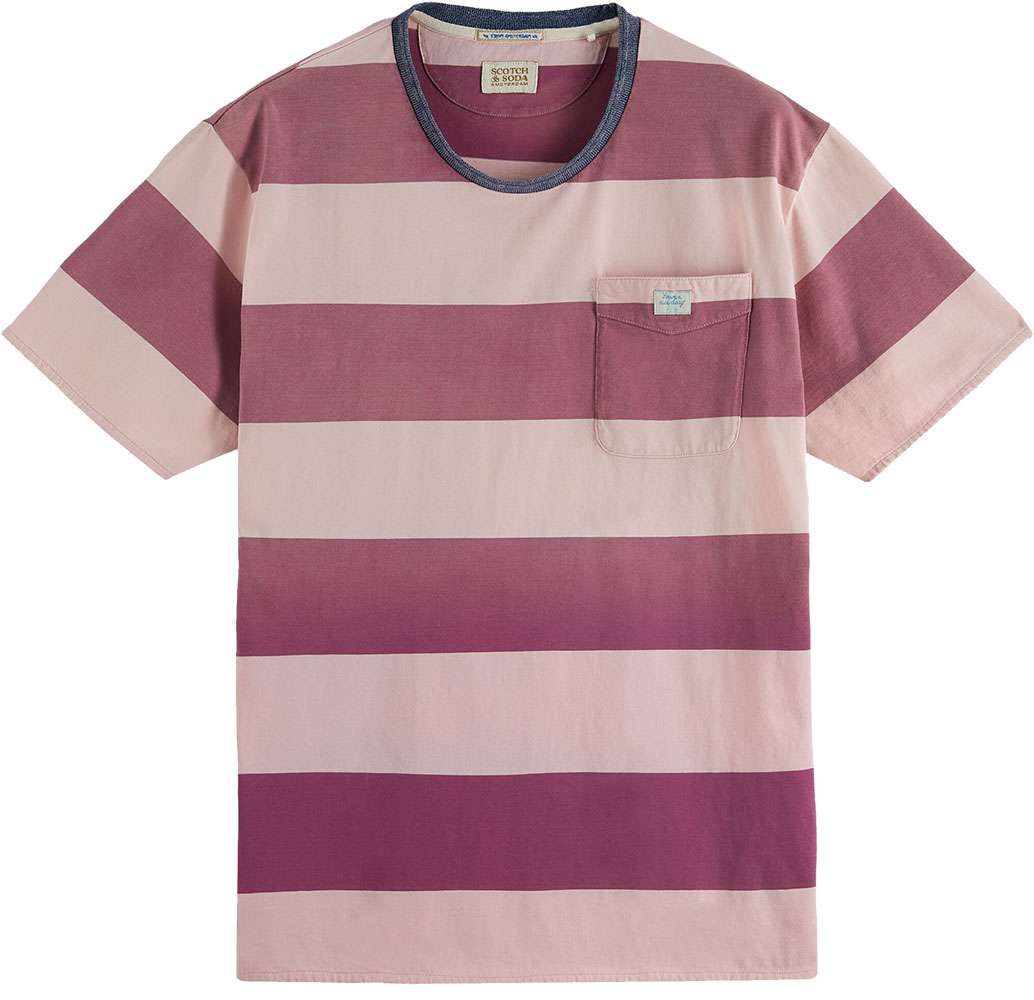 Washed striped relaxed-fit T-shirt Multi
