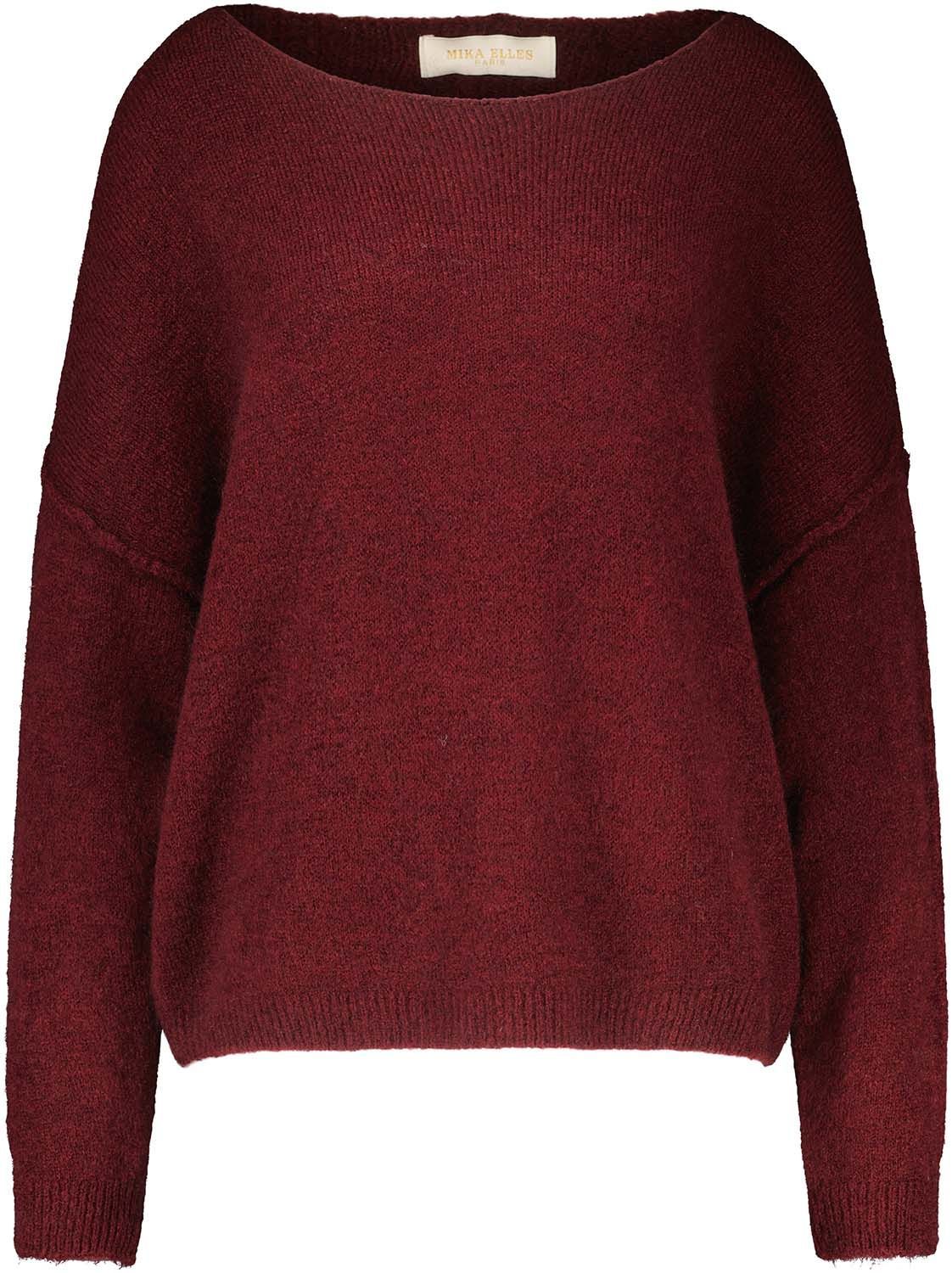 Pullover Mik Mohair Rood