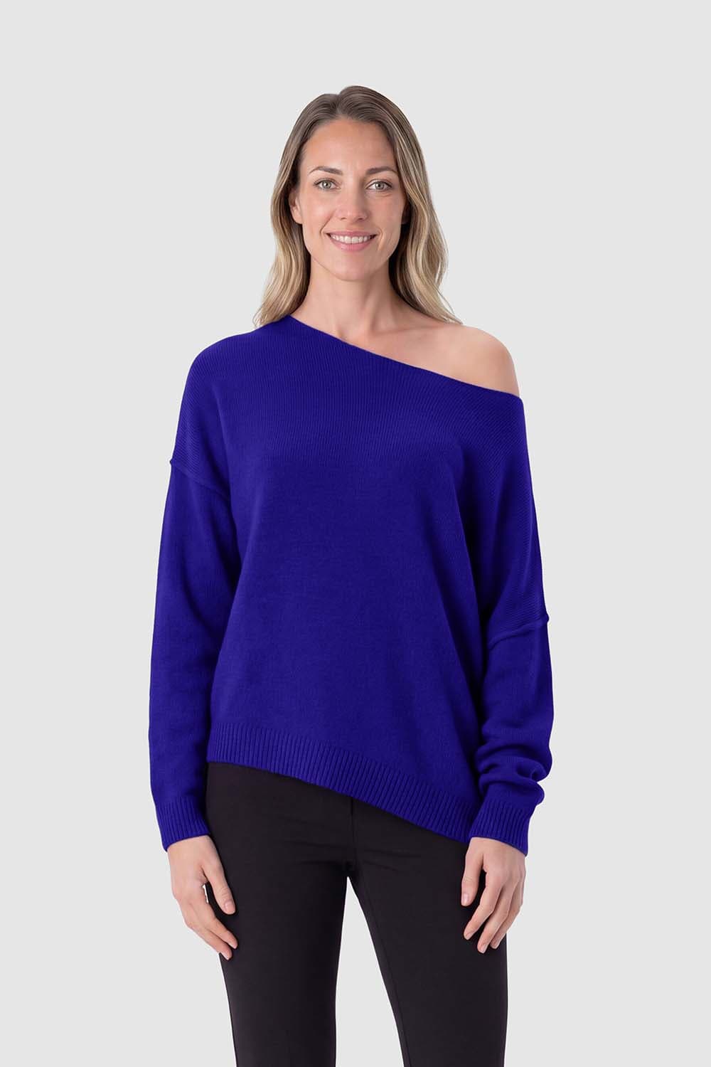 Bomont Pullover Mik Mohair Navy
