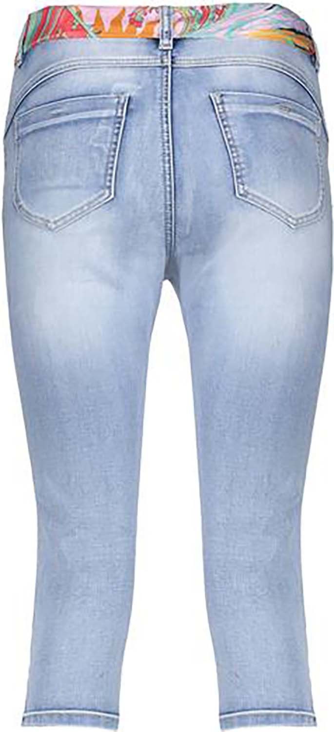 antwoord Situatie site Geisha Jeans capri + belt Blauw Jeans | Gratis bezorging - Bomont.nl