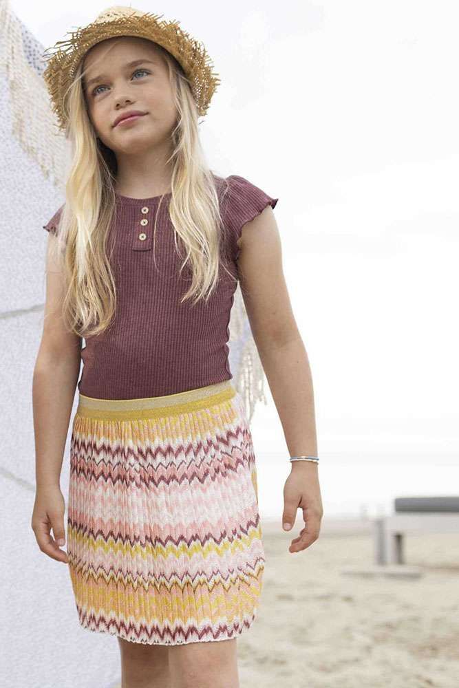 Like Flo fancy plisse skirt Multi Jurken & Rokken | Gratis - Bomont.nl