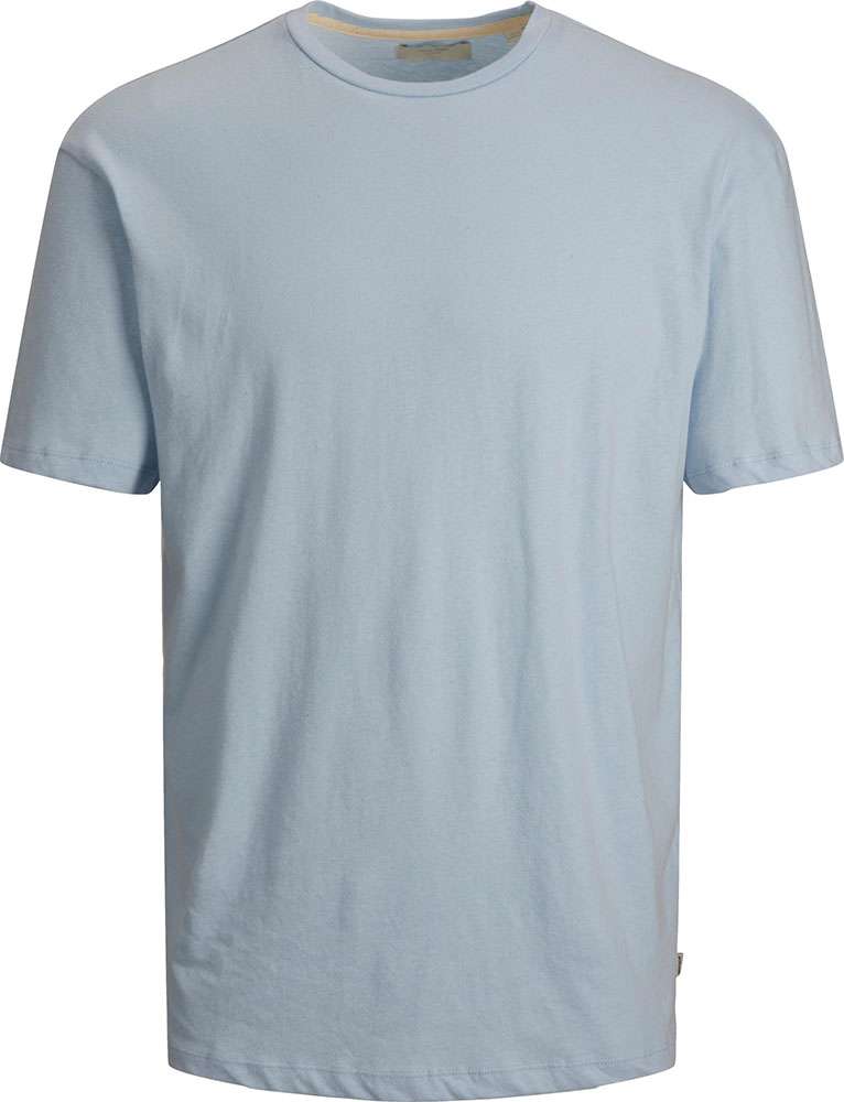 Jack & Jones jprcc soft linen tee crew z Blauw
