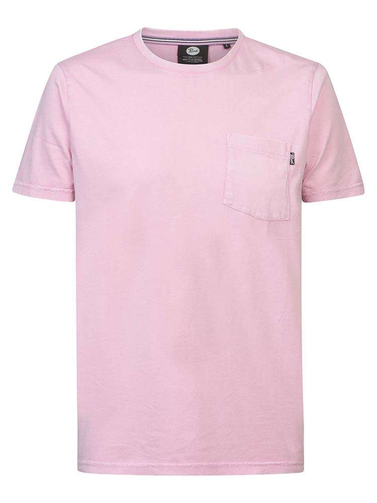 Petrol t-shirt ss-r neck vj Roze