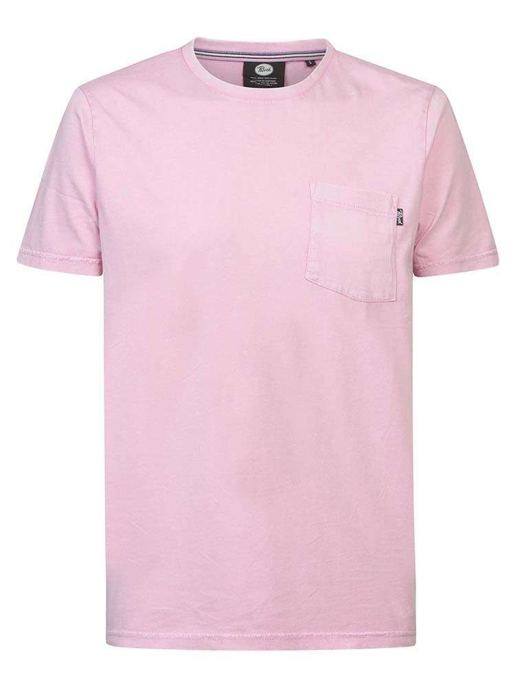 t-shirt ss-r neck vj Roze