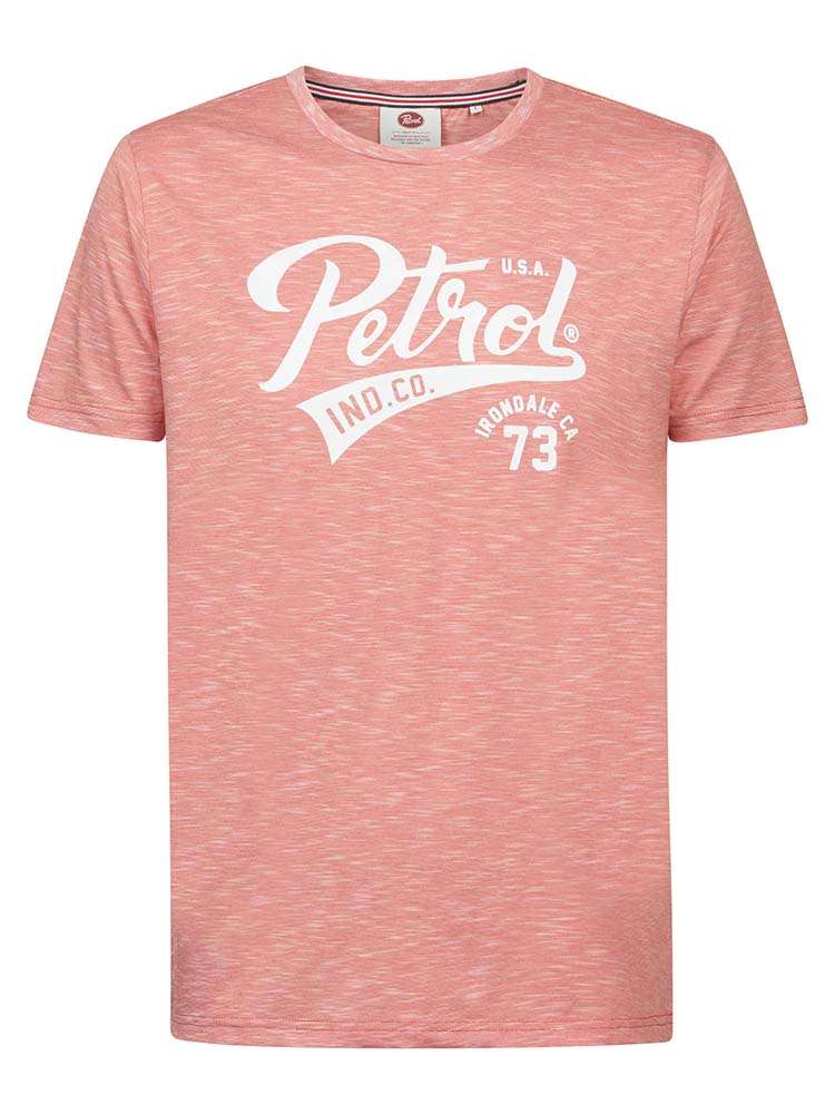 Petrol t-shirt ss-r neck Oranje