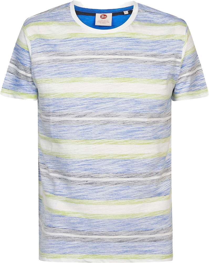 Petrol shirt km Blauw