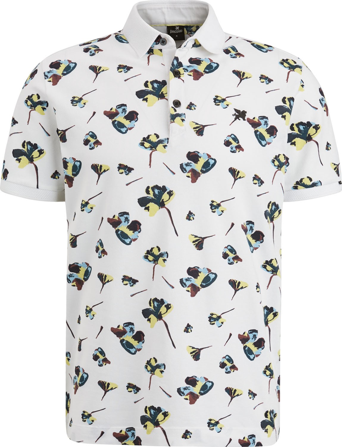 Vanguard Short sleeve polo pique stretch ao Wit