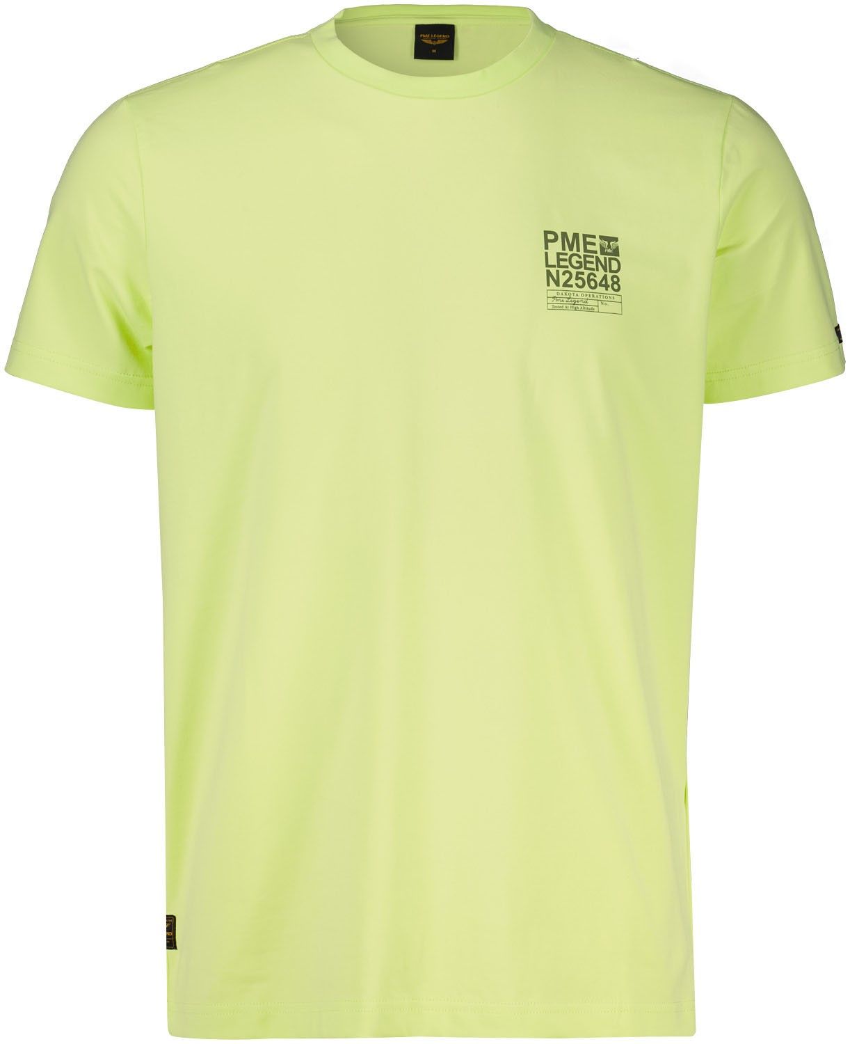 waarom speel piano De controle krijgen Pme Legend Short sleeve r-neck cotton elastan Lime T-shirts | Gratis  bezorging - Bomont.nl
