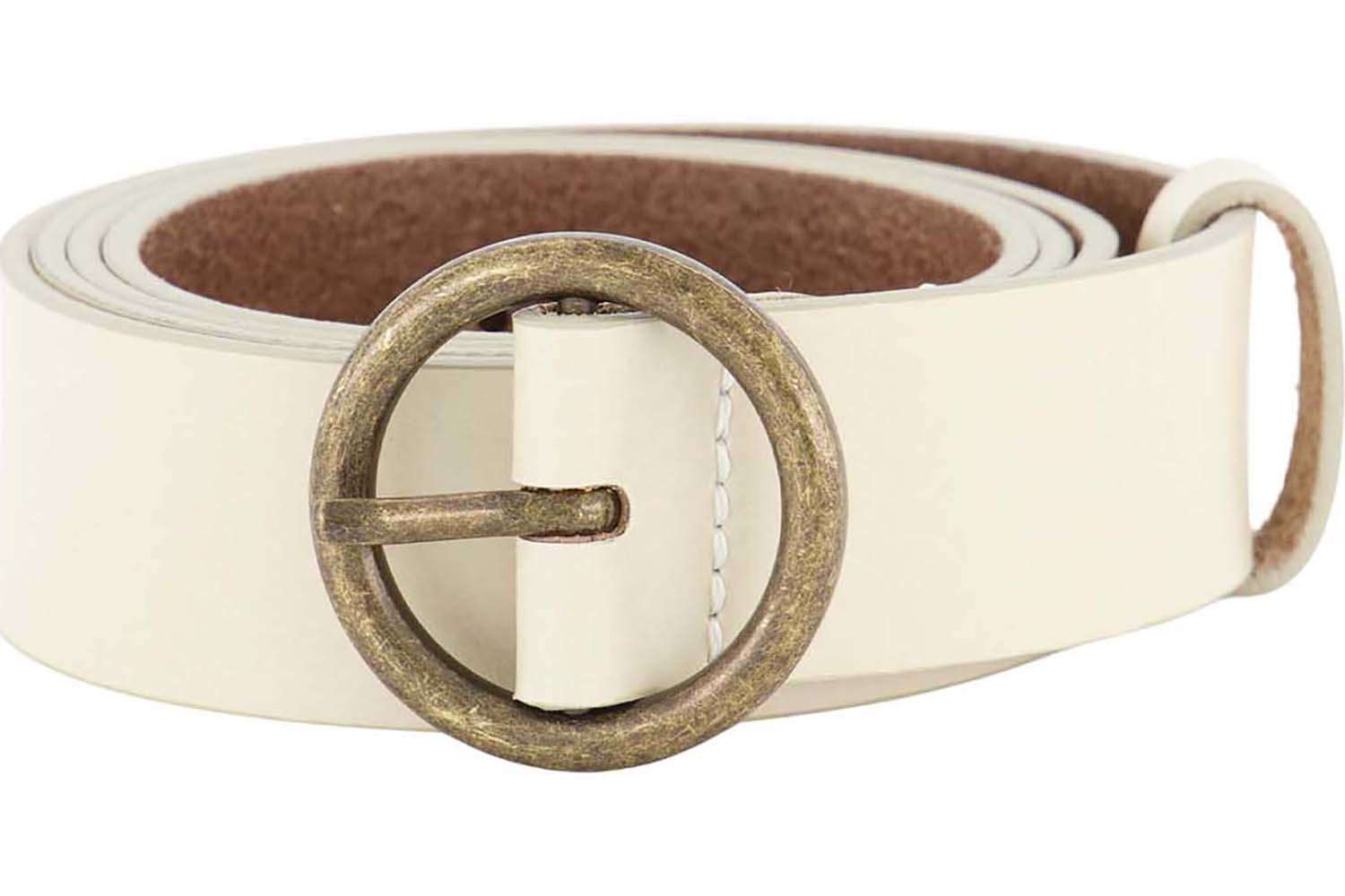 Lengte off outlet white riem