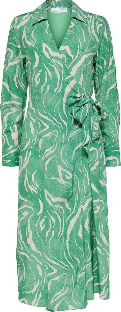 Selected Femme Sirine dress Groen