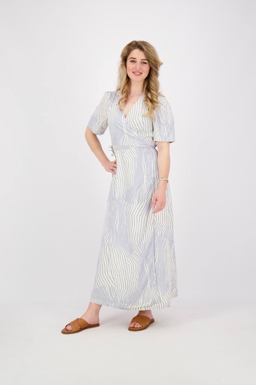 Selected Femme Valencia pant Blauw