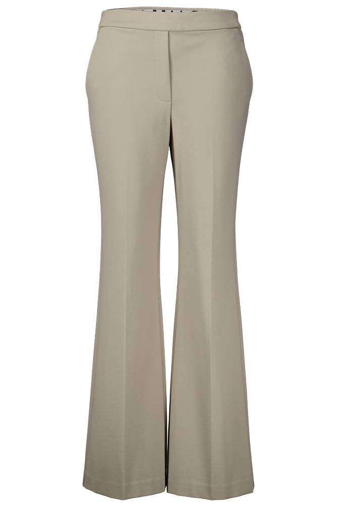 Beaumont Pants wide flair double jersey Groen Pantalons Gratis