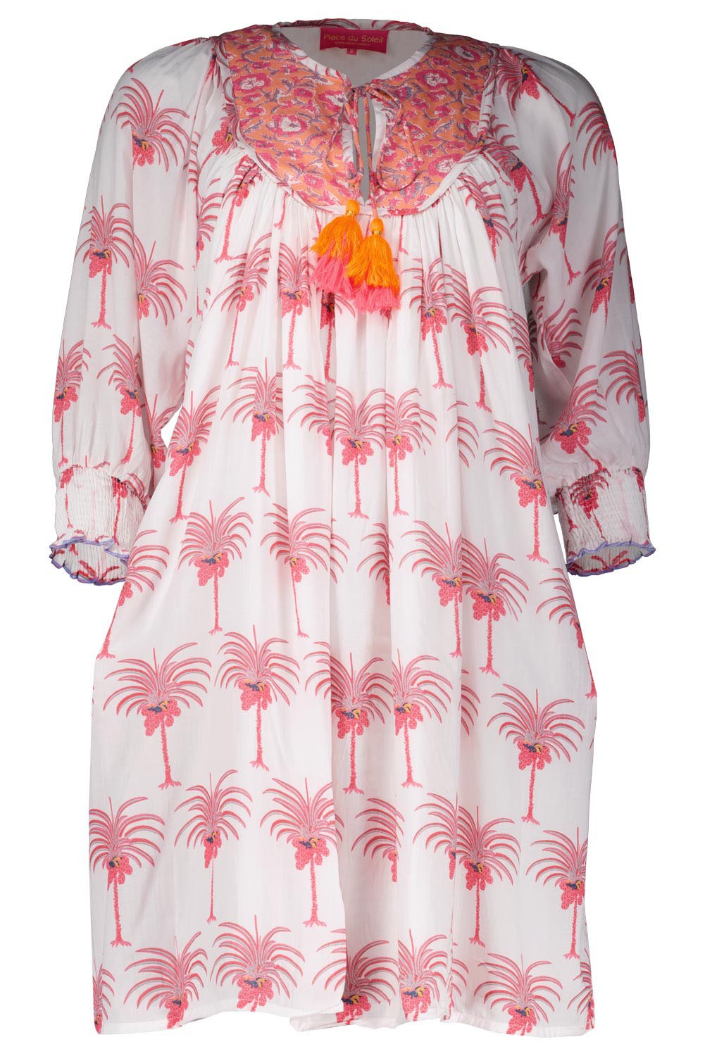 Place Du Soleil dress palm Roze