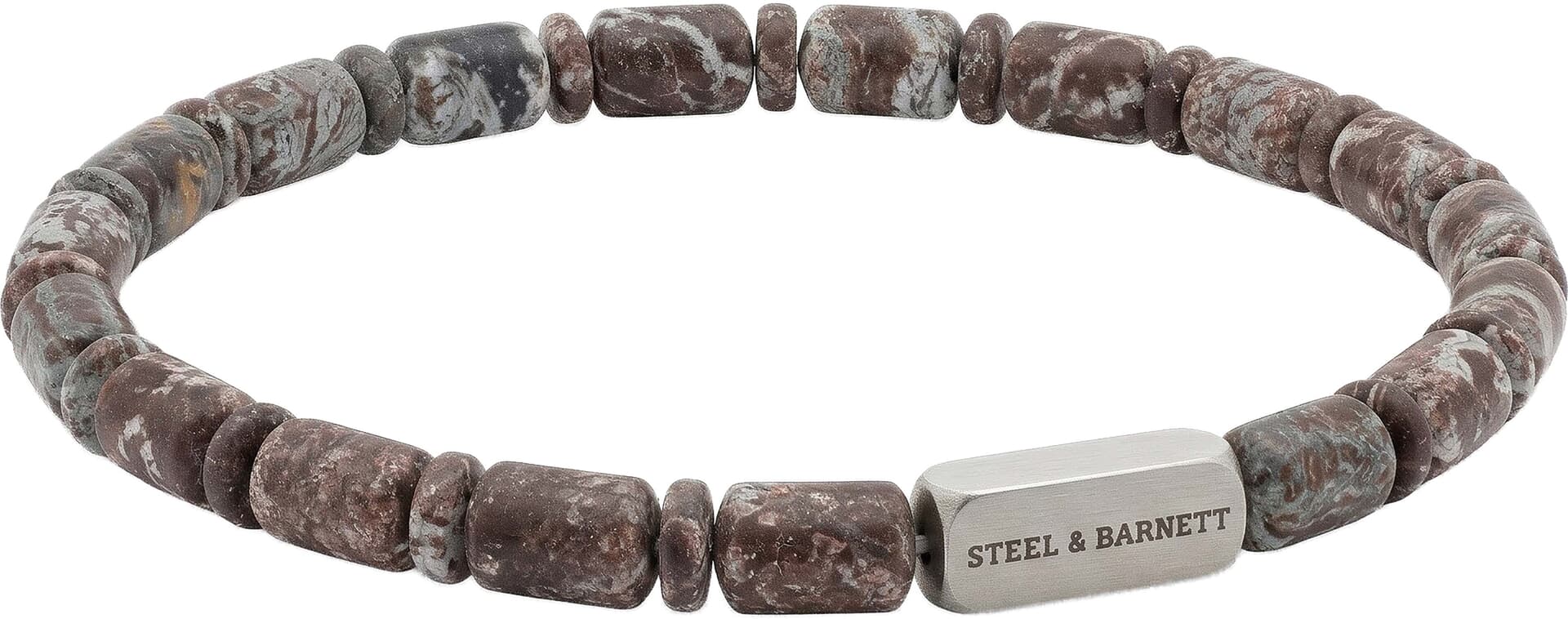 Steel & Barnett Stones Bracelet Colourful Cal Grijs