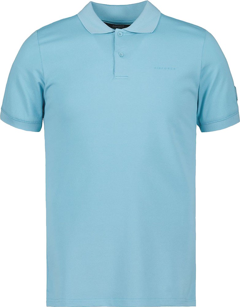 Airforce polo ttt badge Aqua
