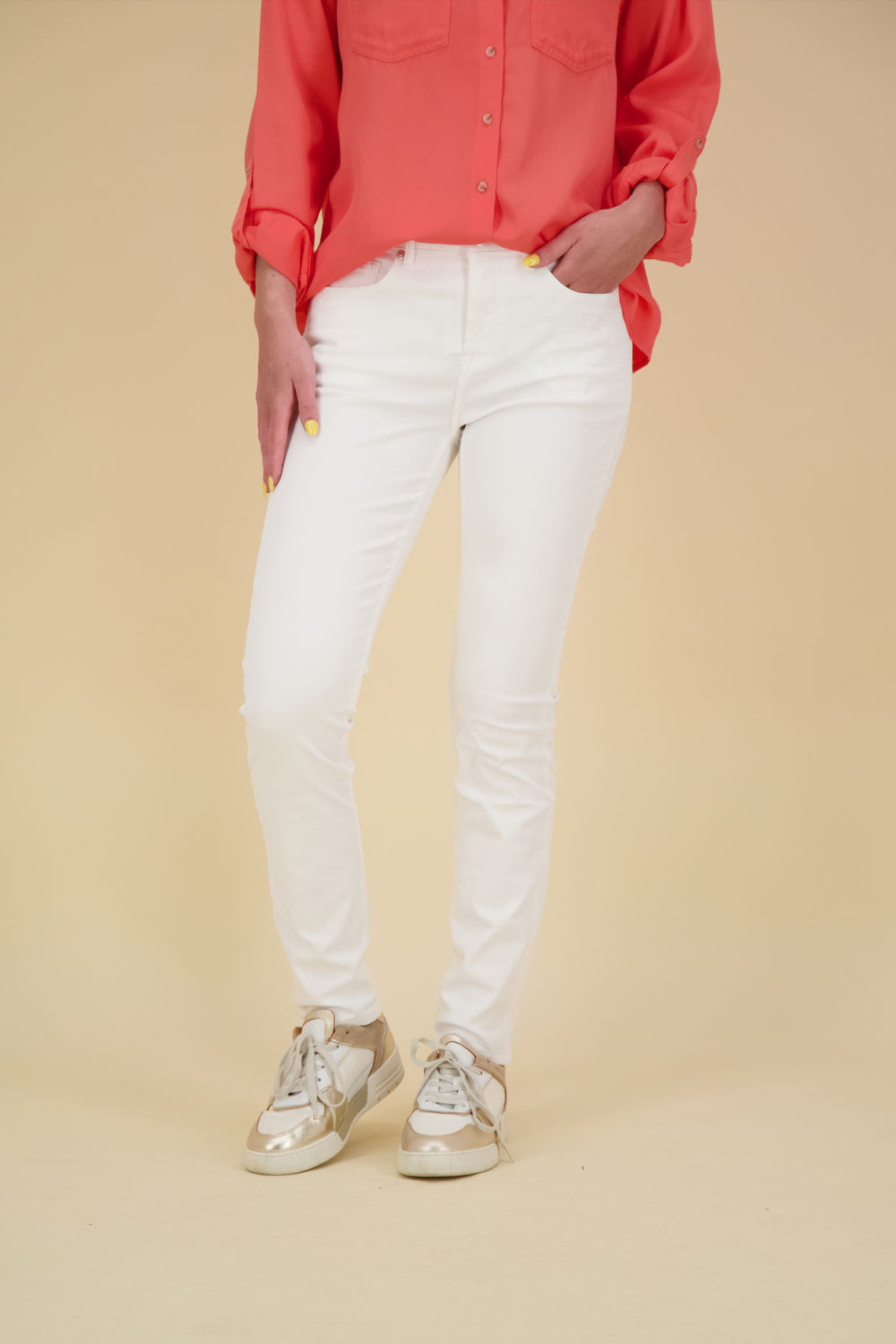 Opus Jeans Elma clear Wit