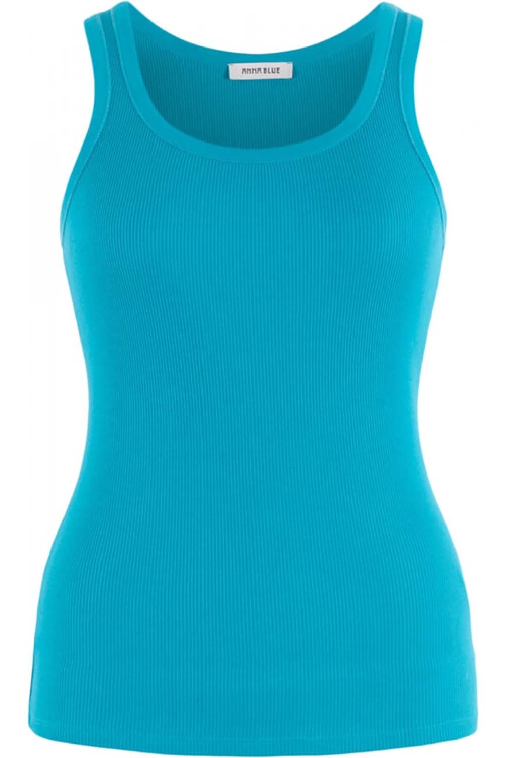 Anna Blue Tank t-shirt Blauw