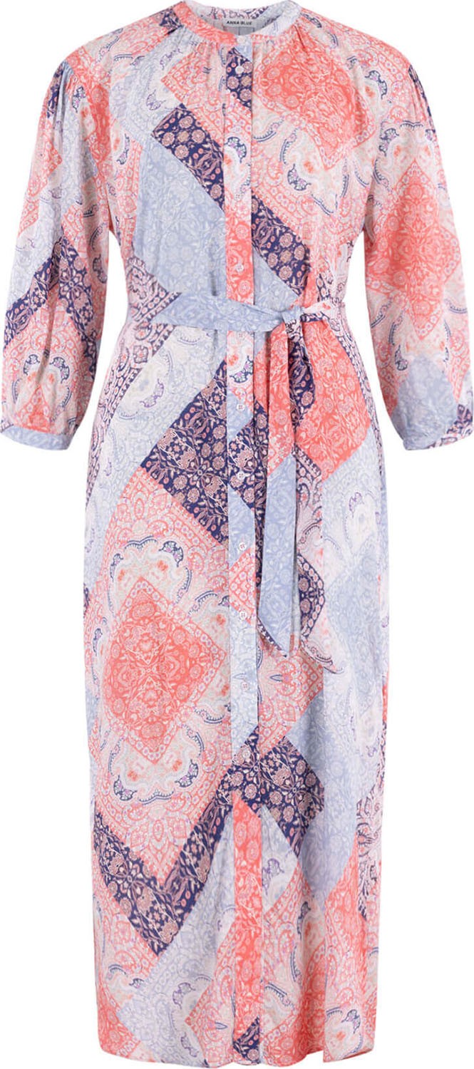 Anna Blue Rivo jurk Blauw