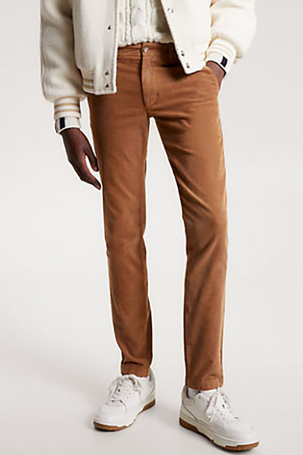 Tommy Hilfiger bleecker chino corduroy Bruin