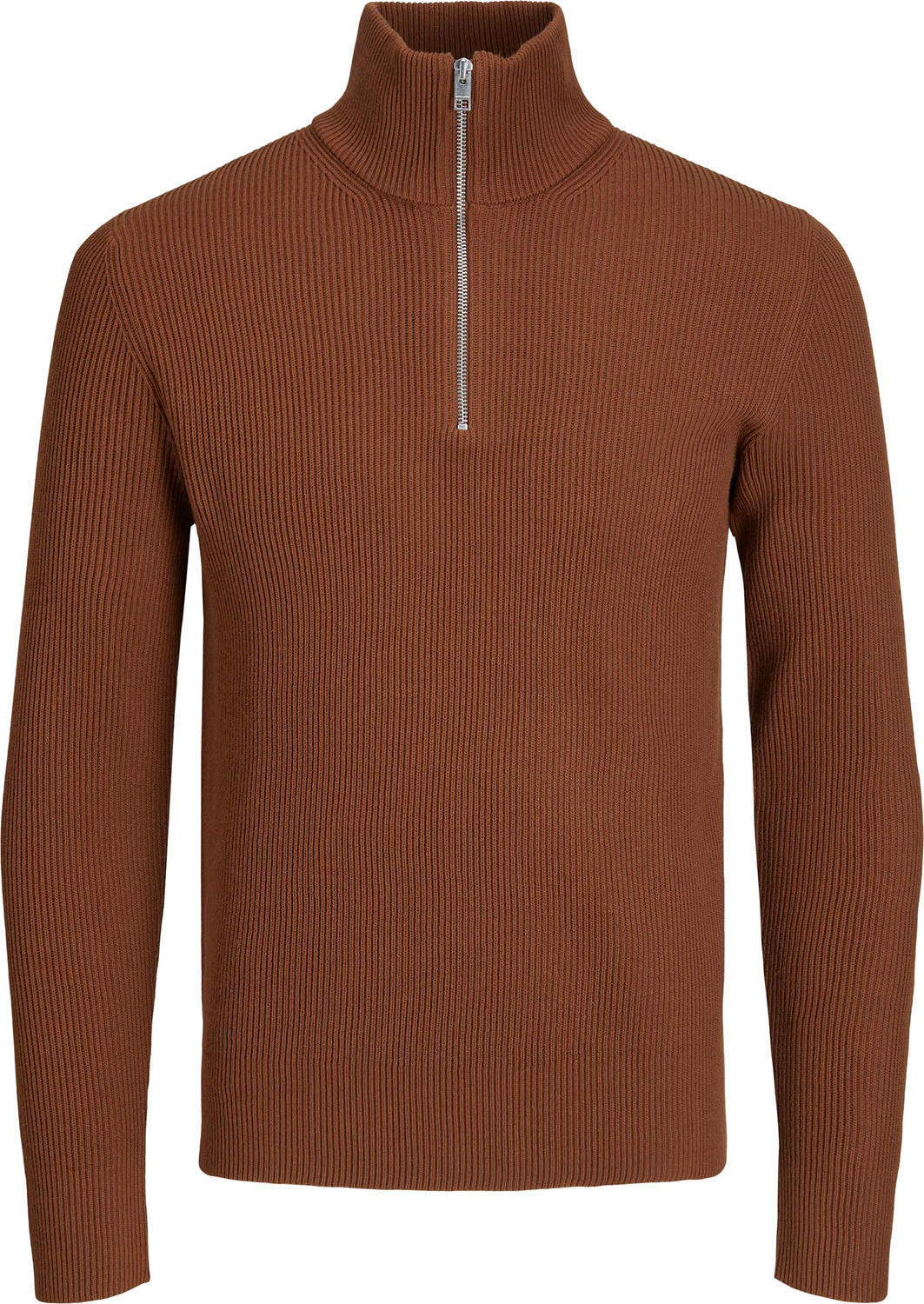 Jack & Jones jprccperfect knit half zip Bruin