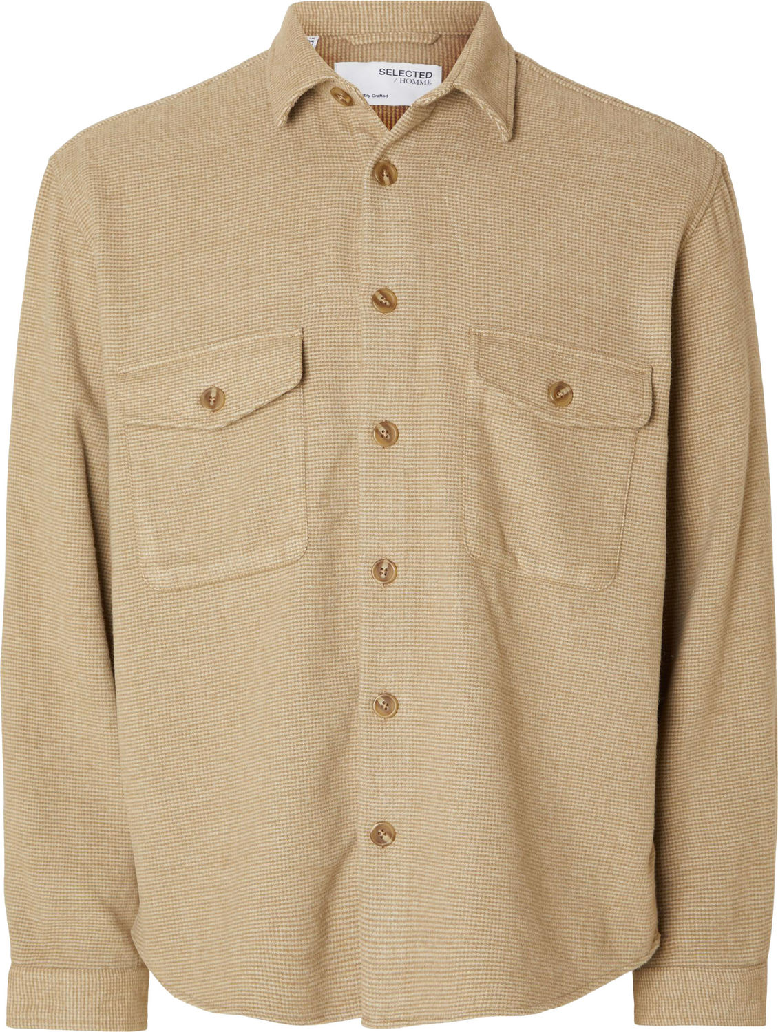 Selected Homme slhmason check overshirt ls Bruin