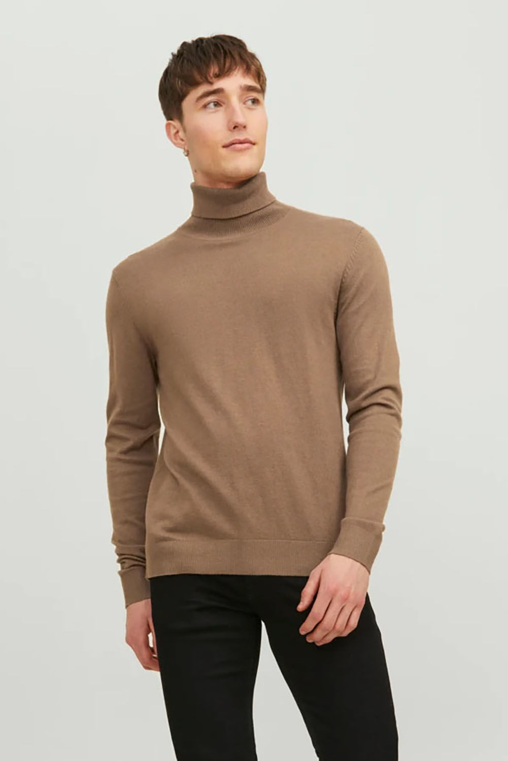 jjemil knit roll neck noos Bruin