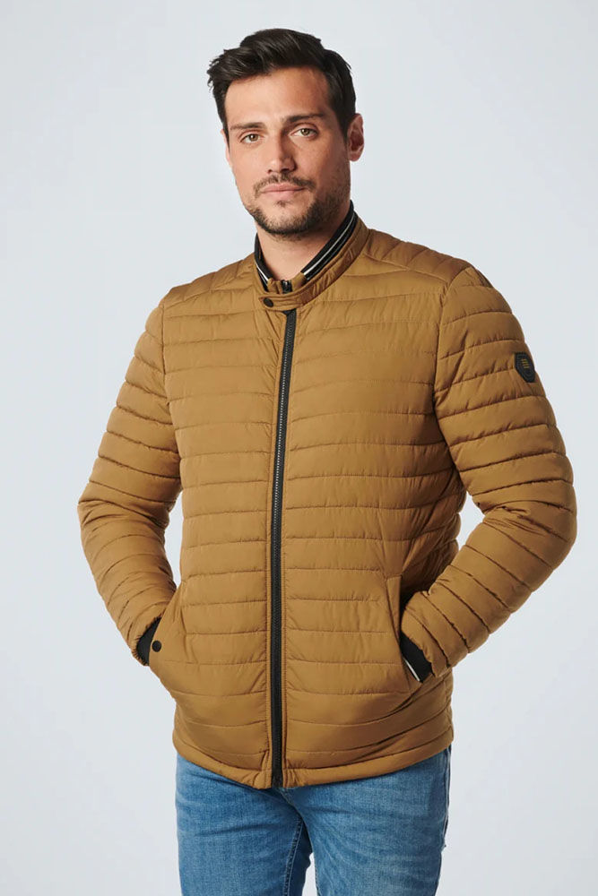 No Excess Jacket Short Fit Padded Groen