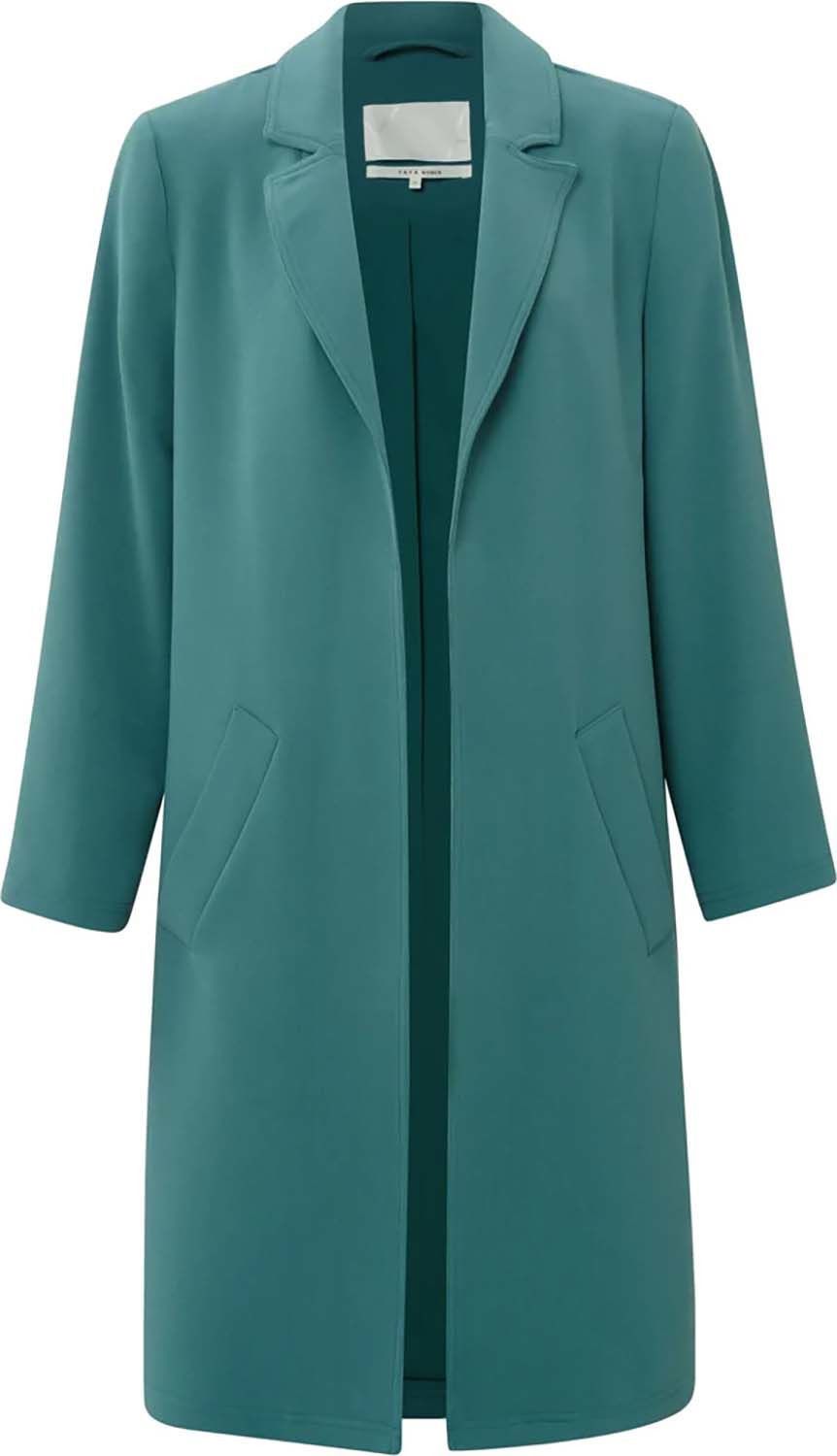 Yaya Long blazer jacket Blauw