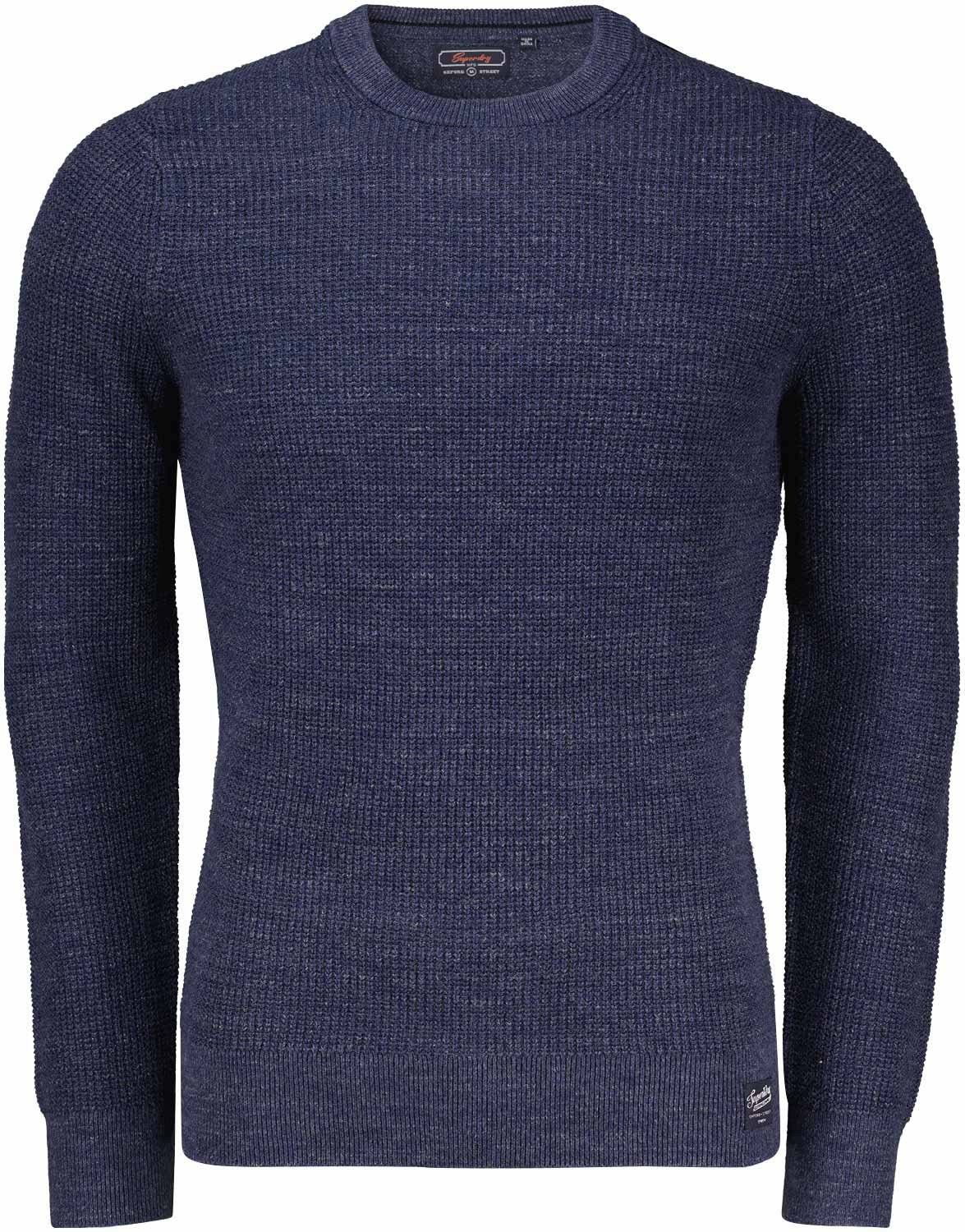 Superdry crew knited jumper Blauw