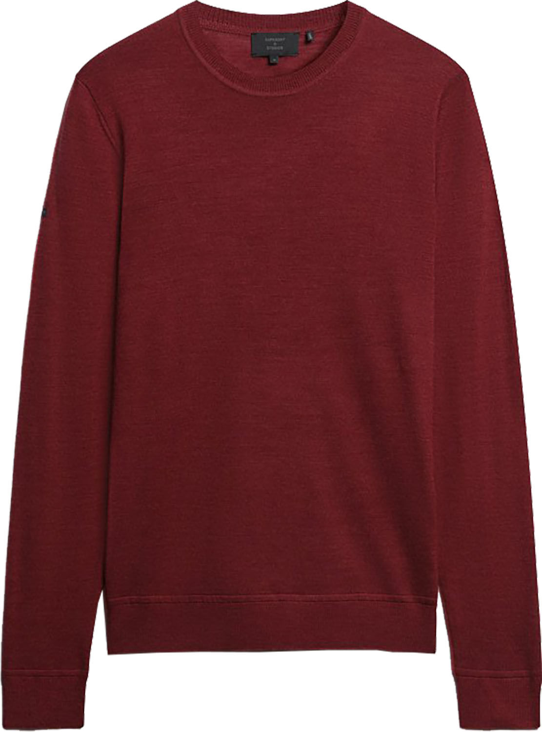 Superdry studio merino crew Rood