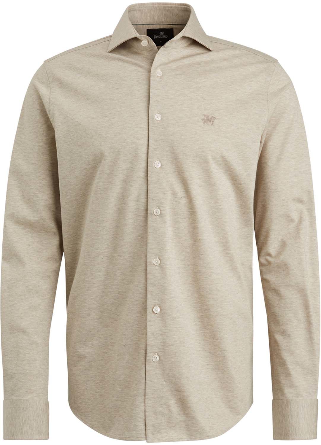Vanguard Long Sleeve Shirt CF 2 tone melang Bruin