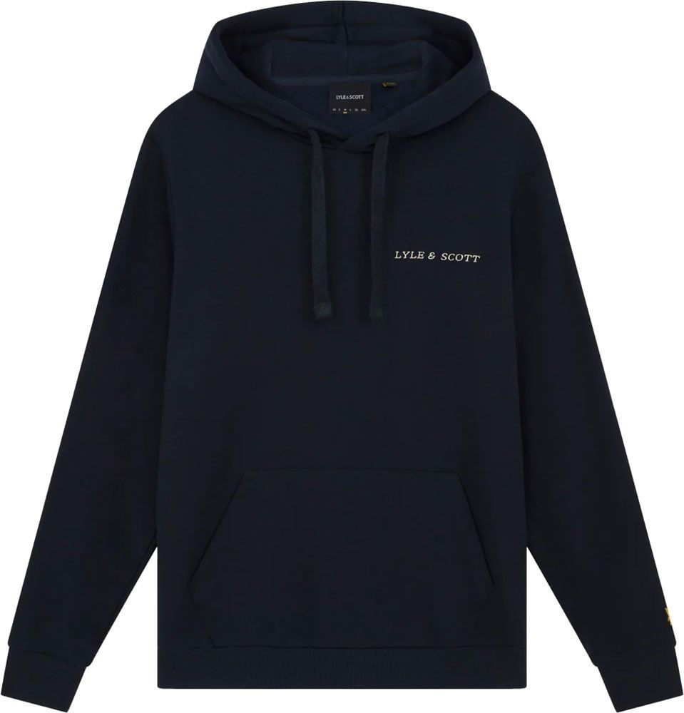 embroided hoodie sweat Blauw