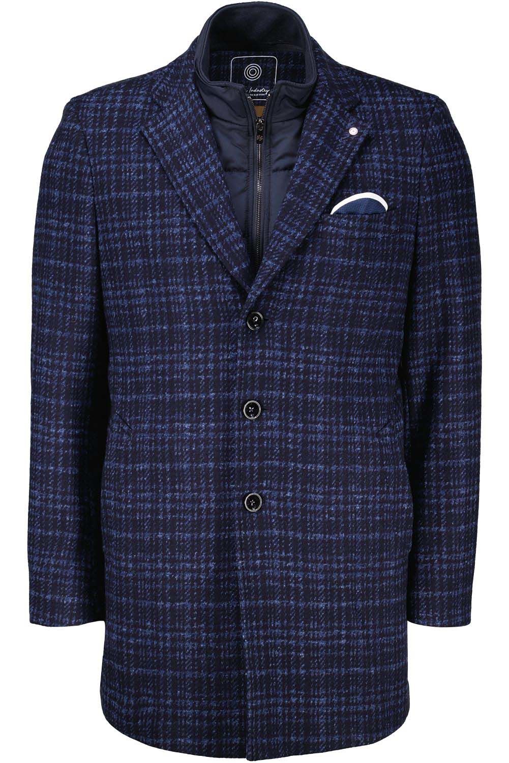 Blue Industry Blue Industry coat Blauw