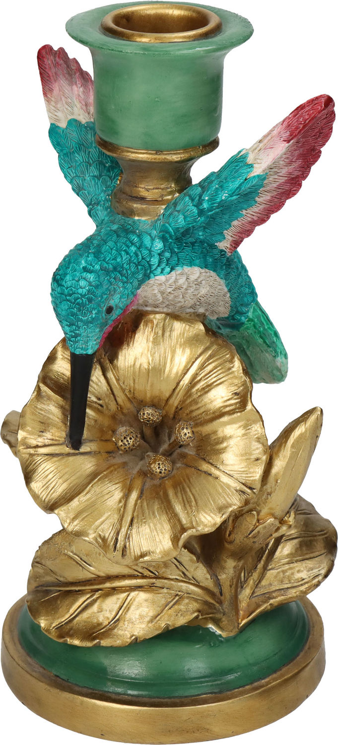 Bomont Collection Kandelaar Vogel Multi 10x9x18cm Multi