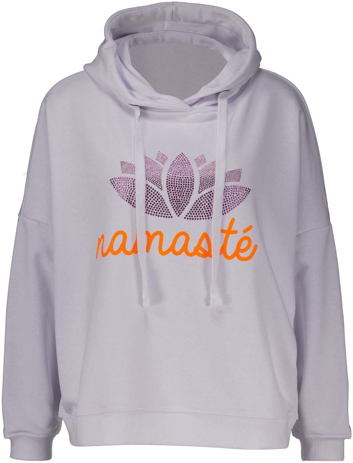 Miss Goodlife namaste hoodie Wit