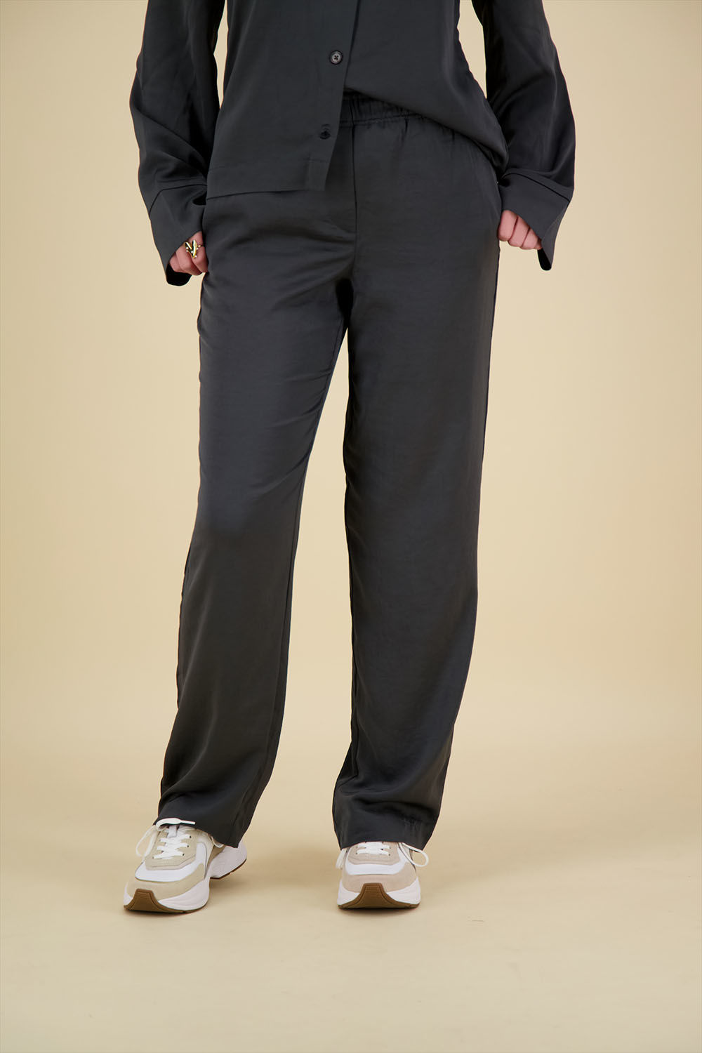 Object Hella pants Grijs